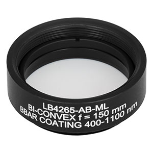 Thorlabs索雷博     LB4265-AB-ML    紫外熔融石英双凸球面透镜