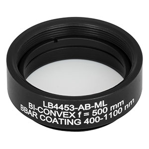 Thorlabs索雷博     LB4453-AB-ML   紫外熔融石英双凸球面透镜