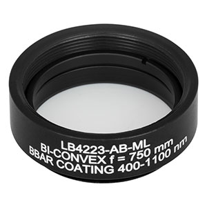 Thorlabs索雷博     LB4223-AB-ML    紫外熔融石英双凸球面透镜