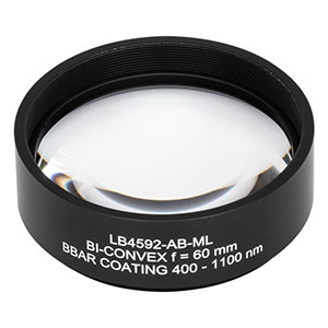 Thorlabs索雷博     LB4592-AB-ML   紫外熔融石英双凸球面透镜