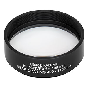 Thorlabs索雷博    LB4821-AB-ML    紫外熔融石英双凸球面透镜
