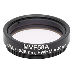 Thorlabs索雷博   MVF58A   硬膜带通滤光片