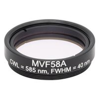 Thorlabs索雷博   MVF58A   硬膜带通滤光片