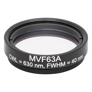 Thorlabs索雷博   MVF63A   硬膜带通滤光片