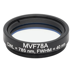 Thorlabs索雷博   MVF78A   硬膜带通滤光片