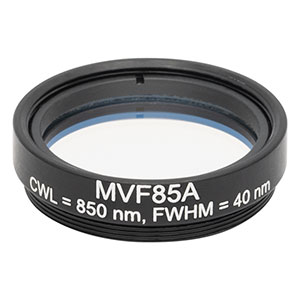 Thorlabs索雷博   MVF85A    硬膜带通滤光片