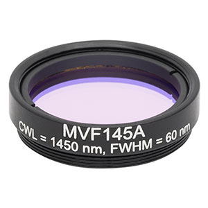 Thorlabs索雷博   MVF145A    硬膜带通滤光片