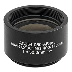 Thorlabs索雷博     AC254-050-AB-ML   消色差双胶合透镜