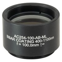 Thorlabs索雷博     AC254-100-AB-ML    消色差双胶合透镜
