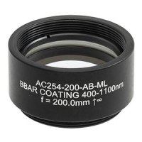 Thorlabs索雷博    AC254-200-AB-ML    消色差双胶合透镜