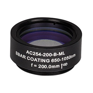 Thorlabs索雷博     AC254-200-B-ML    消色差双胶合透镜