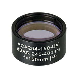 Thorlabs索雷博     ACA254-150-UV    紫外空气隙消色差双合透镜