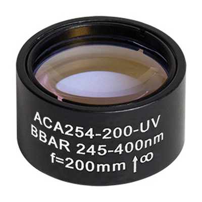 Thorlabs索雷博      ACA254-200-UV   紫外空气隙消色差双合透镜