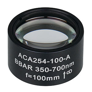 Thorlabs索雷博    ACA254-100-A      可见光空气隙消色差双合透镜