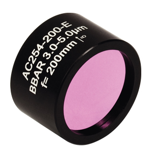 Thorlabs索雷博    AC254-200-E  中波红外消色差双合透镜