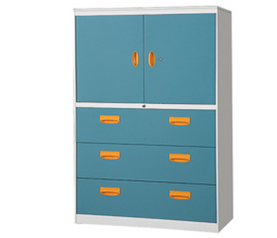 双门三抽资料柜