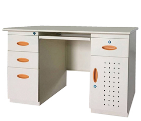 双斗铁面电脑桌