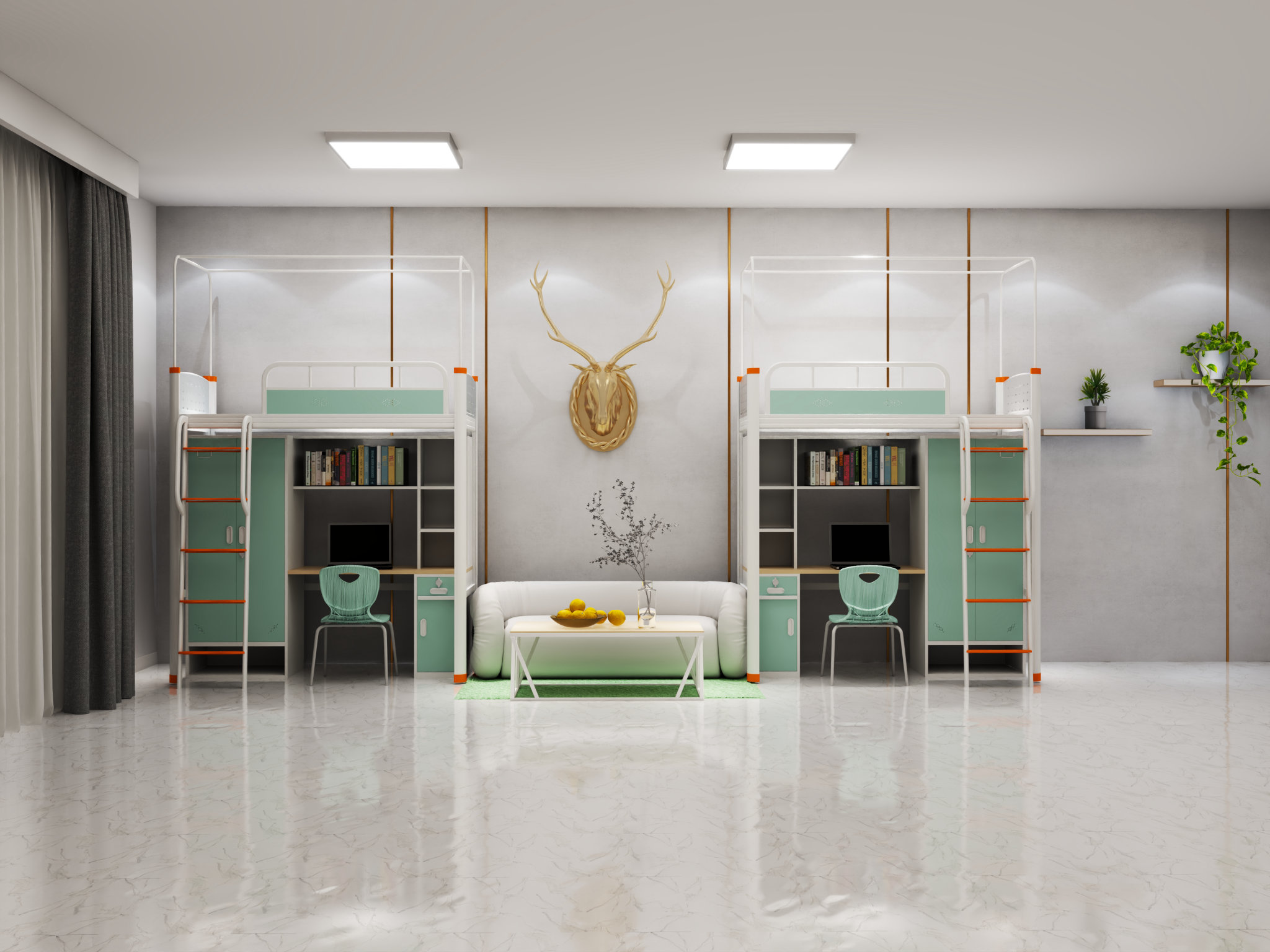 新款单位公寓床