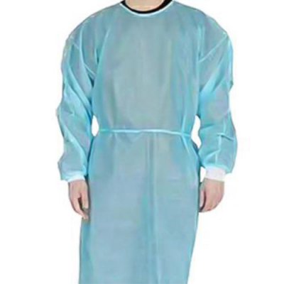 一次性蓝色手术服（有袖口）