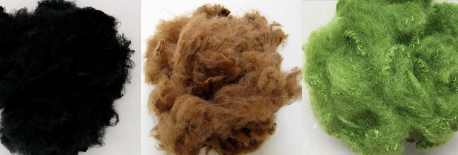 Colored fiber
