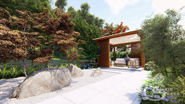 庭院设计—茶语竹径