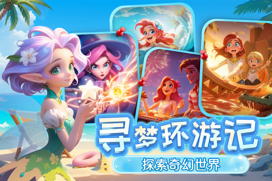 《梦幻魔法屋》180M秒下：化身小魔女，一键打造空中童话城堡！