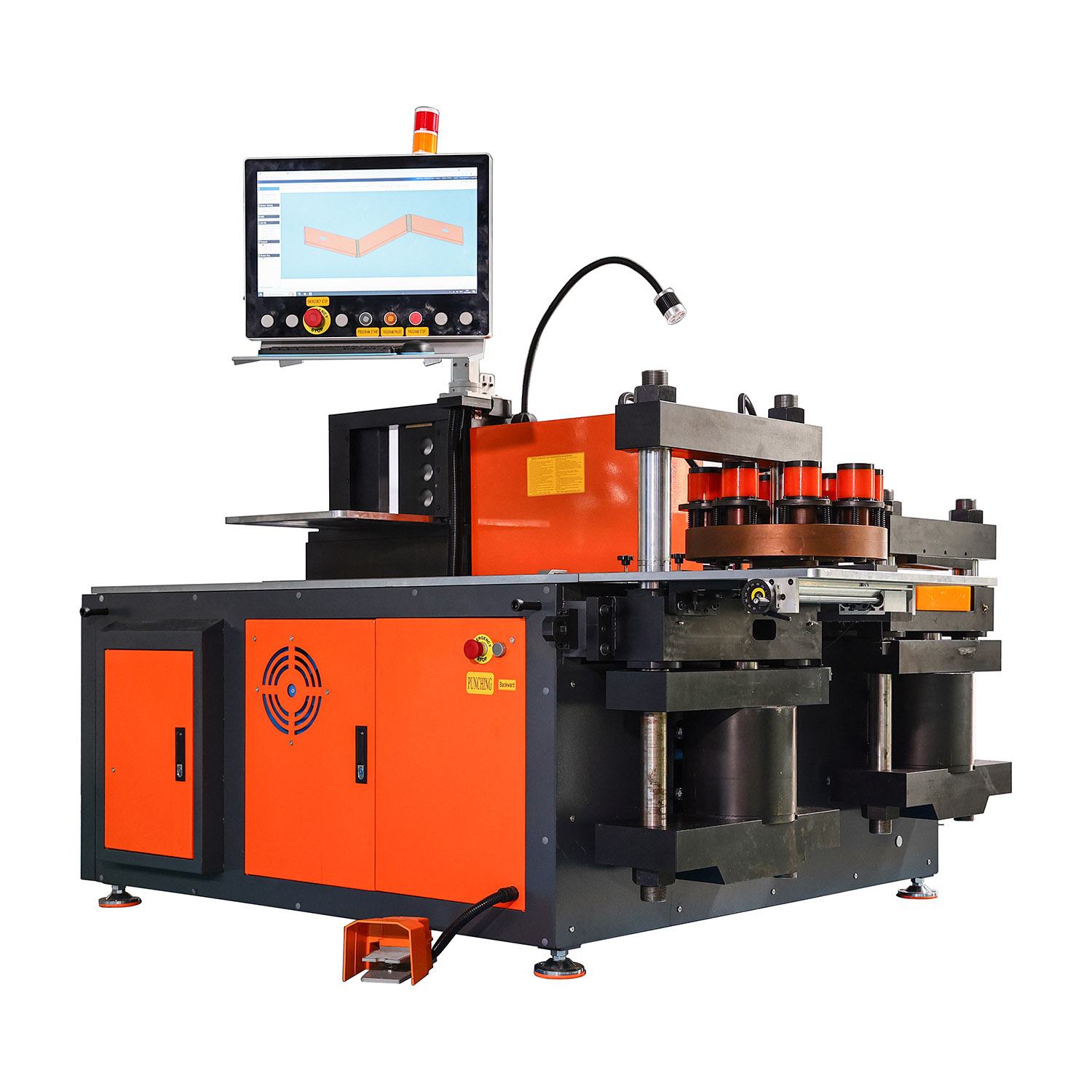 最新智能三工位母线加工设备-603