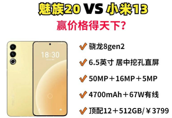 干翻小米？价格战开打，魅族20来了！全系直屏，低价高配