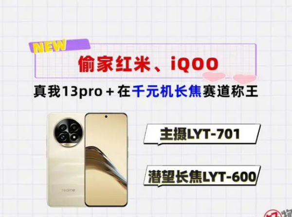 偷家红米和iQOO！千元影像之皇的宝座，真我13pro＋拿了