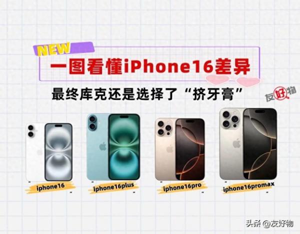 收藏扩散！iphone16机型详细配置来了，标准版依旧最不值得买