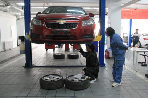 曹妃甸区职教中心组织1+X证书制度汽车专业领域汽车维修职业技能试点院校考评工作