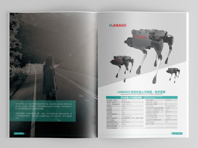 总监-机器人科技产品展示画册设计