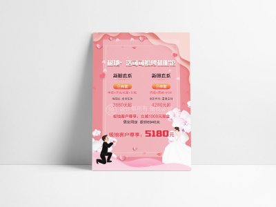 资深-婚纱服装品牌宣传海报设计