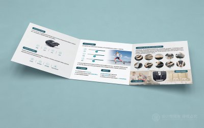 美松建体育健身电子仪器产品折页设计