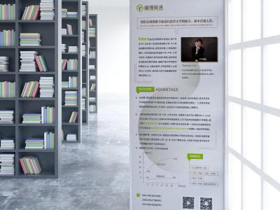 新锐-桐源英语宣传易拉宝设计
