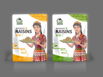 总监-食品类手绘插画人物形象包装设计