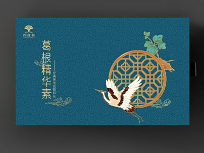 资深-养生保健产品手绘插画包装设计