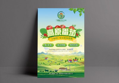 资深-李曼-生态农业产品宣传海报海报设计-生态农业