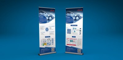 资深-蔚赫信息科技企业宣传易拉宝设计