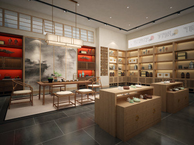 总监-茶楼门头空间设计