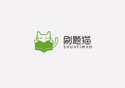 总监-刷题猫教育培训LOGO设计