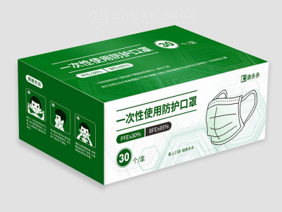 资深-包装盒设计-口罩包装