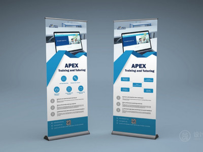 新锐-企业宣传易拉宝设计