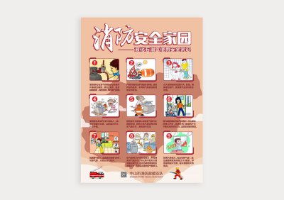 新锐-石油气使用安全常识宣传海报设计