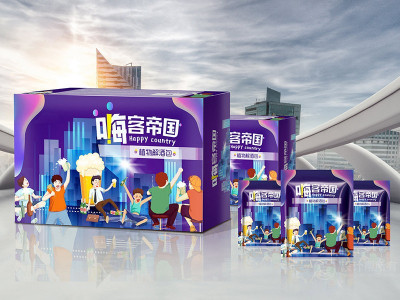 总监-解酒包手绘插画卡通人物形象包装设计