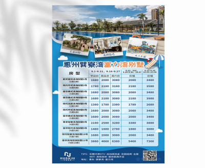 资深-度假酒店宣传海报设计