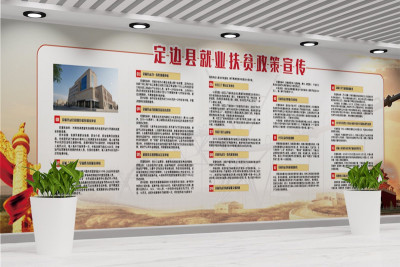 新锐-扶贫展板