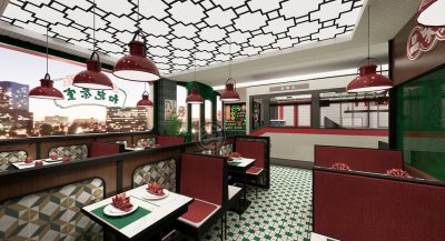 和记茶室 餐饮空间设计 