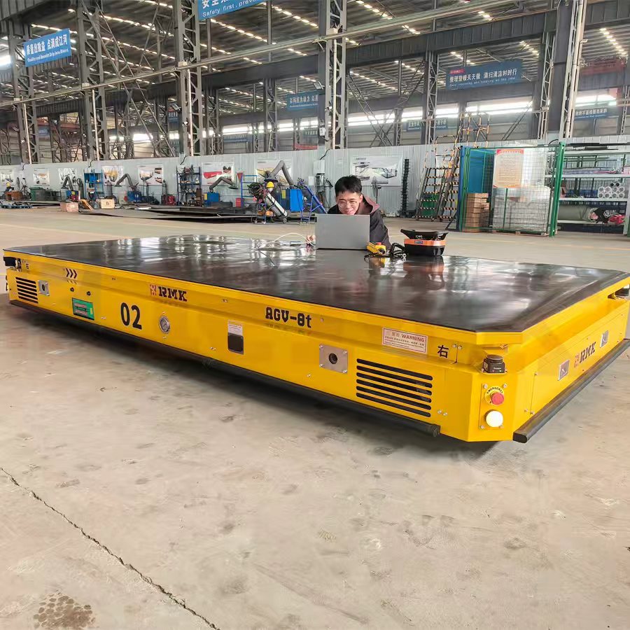睿迈科RMK 可定制车间搬运8吨 AGV无轨车室内无人作业物料转运车