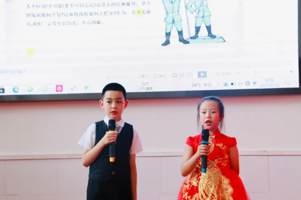 “铭记历史，勿忘国耻！”——眉山天府新区保罗外国语学校爱国演讲